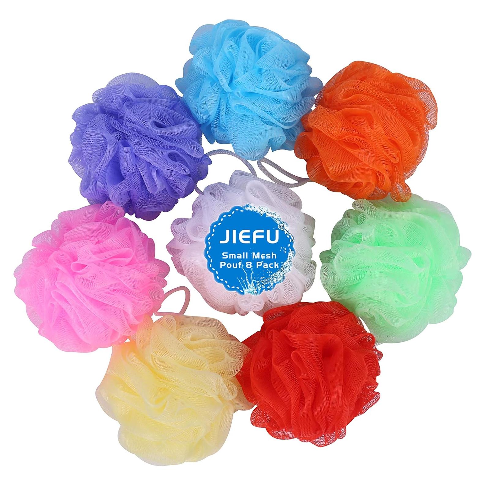 Esponjas de Baño Coloridas para Niños - Paquete de 8 Piezas