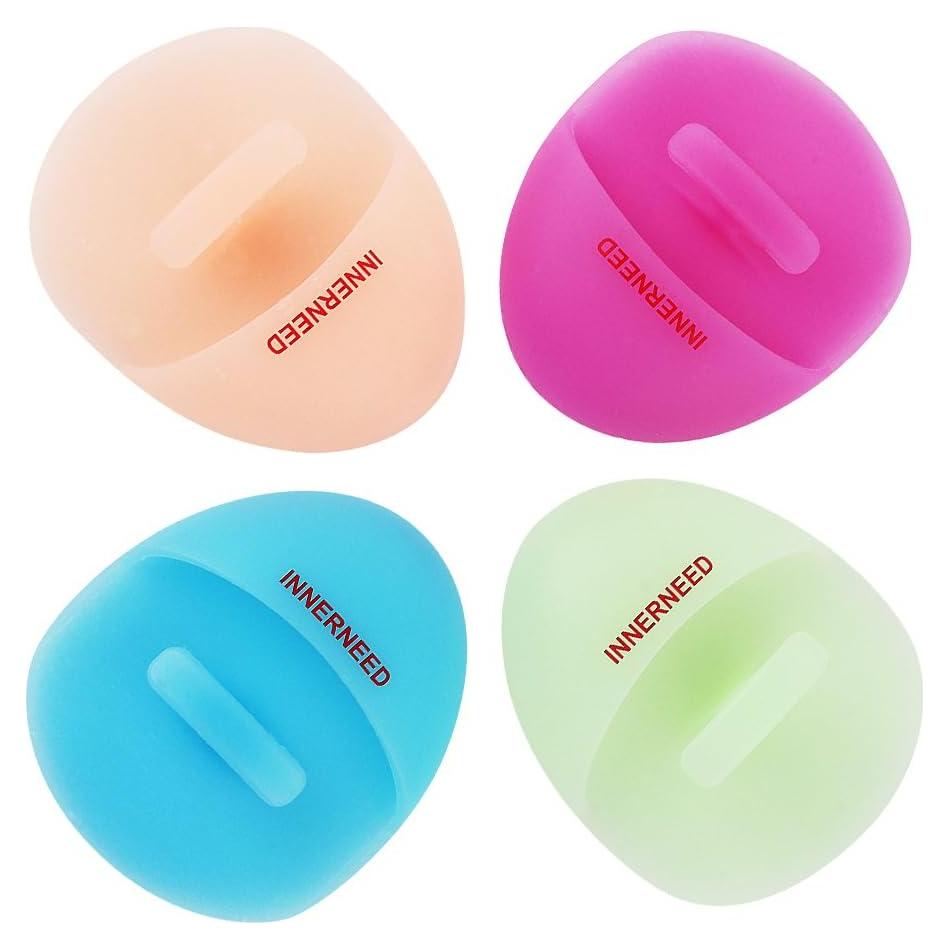 Cepillo Limpiador Facial Silicona INNERNEED - Paquete de 4
