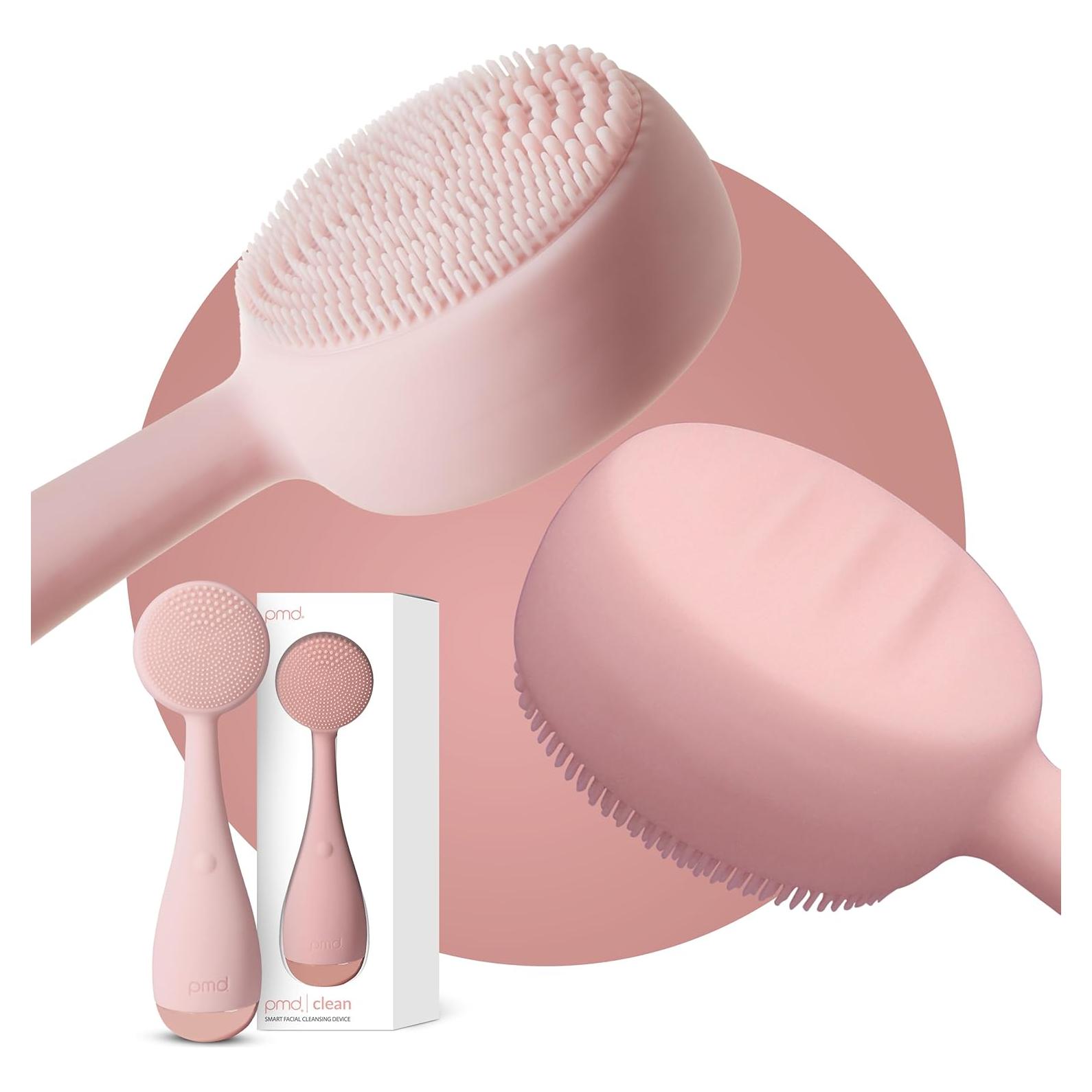 Dispositivo de Limpieza Facial PMD Clean Rosa - Silicona y Masajeador