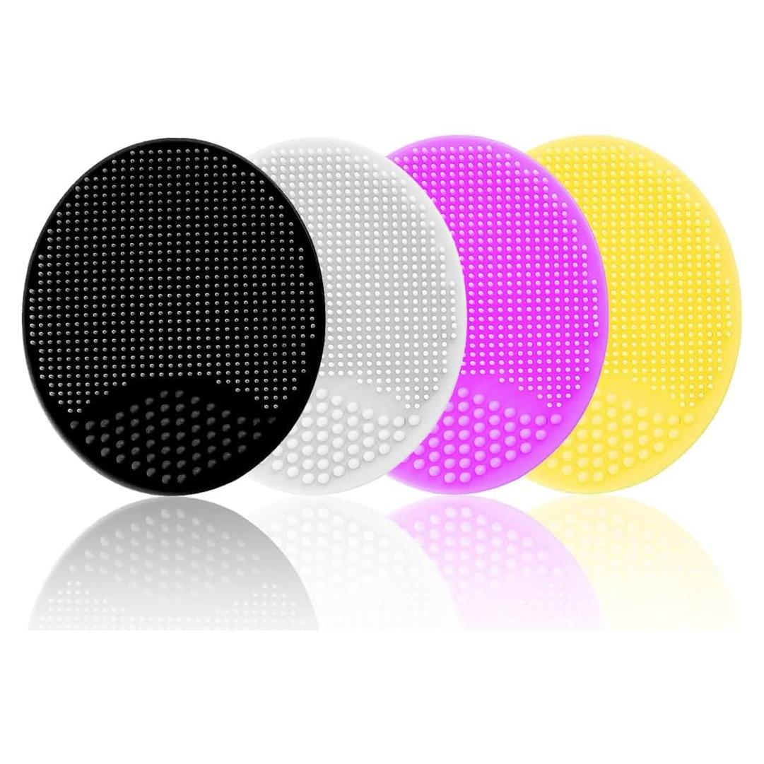 Cepillo Facial de Silicona MR LION - Exfoliante 4 Piezas
