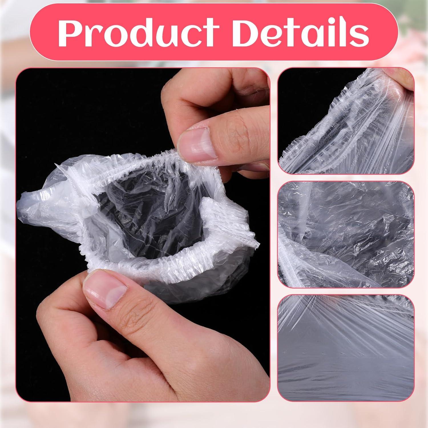 150 Gorras de Ducha Desechables Styquenzer Impermeables