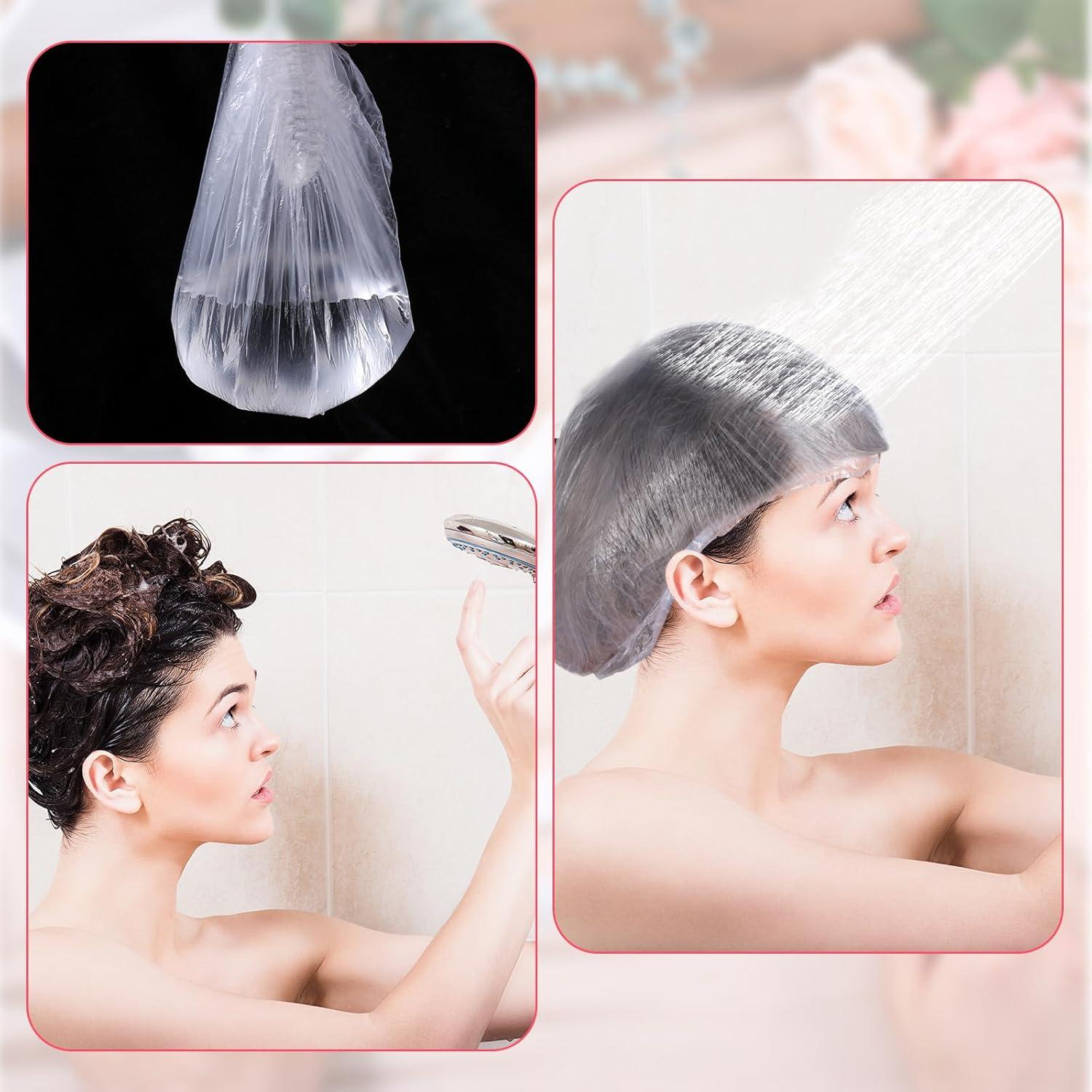 150 Gorras de Ducha Desechables Styquenzer Impermeables