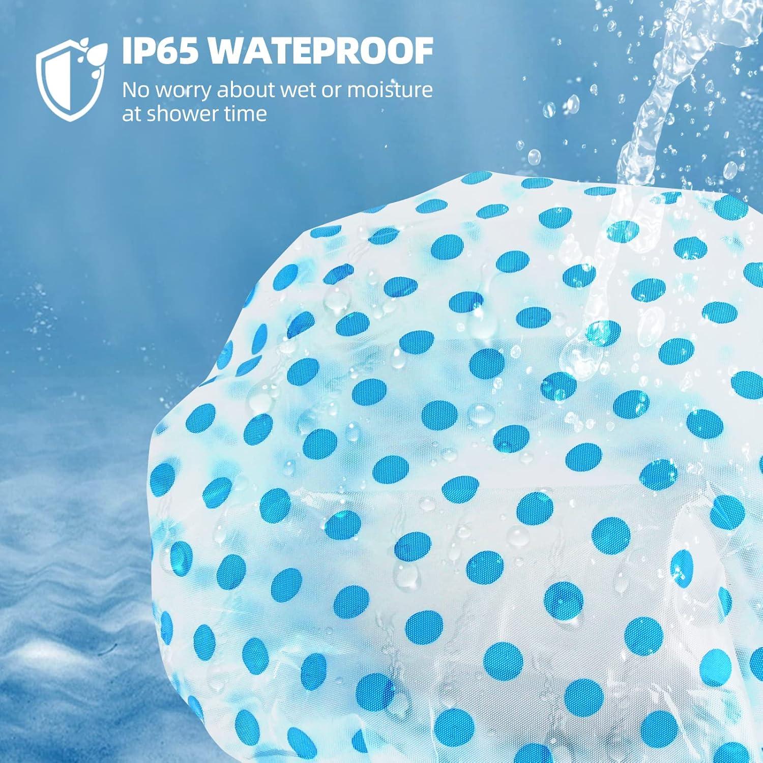 Gorros de Ducha Reutilizables MZD8391 - 6 Paquetes Coloridos