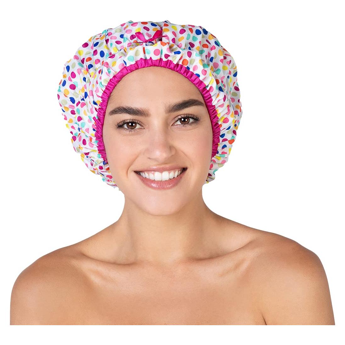 Gorro de Ducha Reutilizable Betty Dain Puntos de Deco