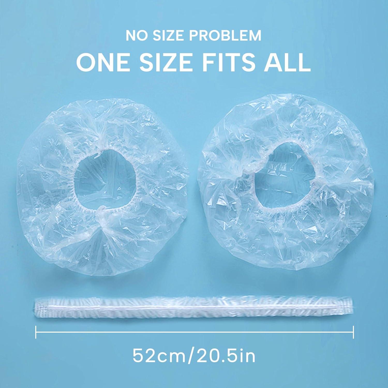 Gorras de Ducha Desechables YIZIJIZI 30 Piezas Impermeables