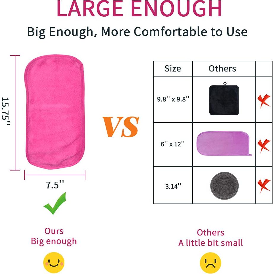 Toallitas Desmaquillantes Reutilizables UWEME - 4 Paños Microfibra 39.88x20.07cm