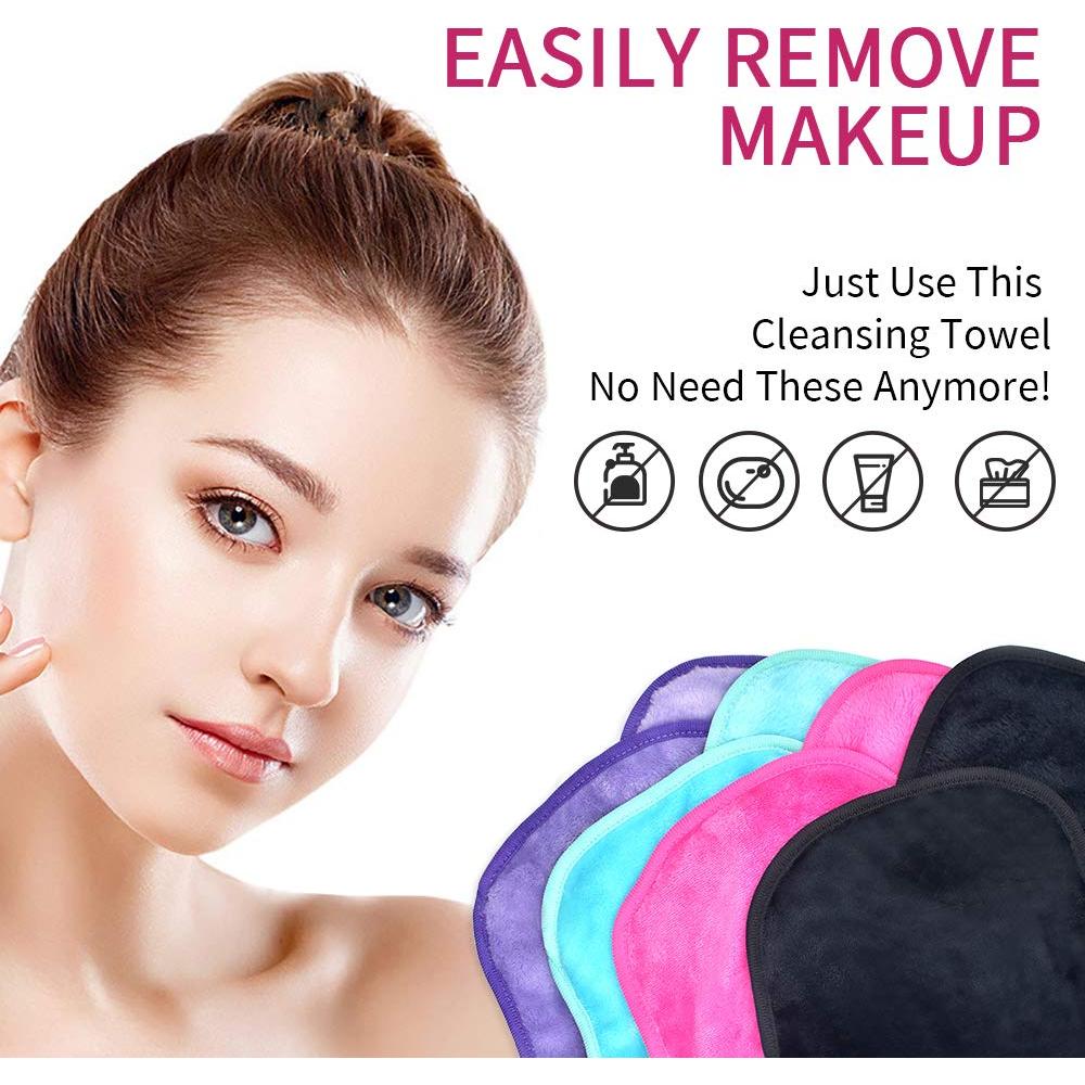 Toallitas Desmaquillantes Reutilizables UWEME - 4 Paños Microfibra 39.88x20.07cm