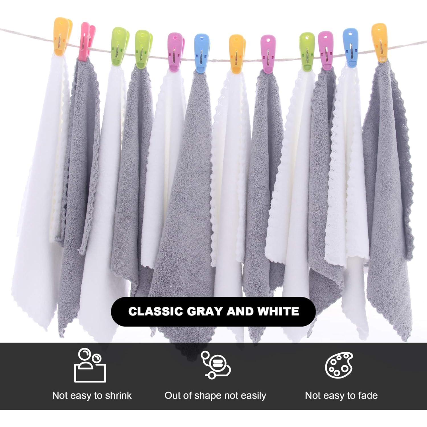 Paquete de 12 Paños Faciales Microfibra MOONQUEEN 30x30 cm