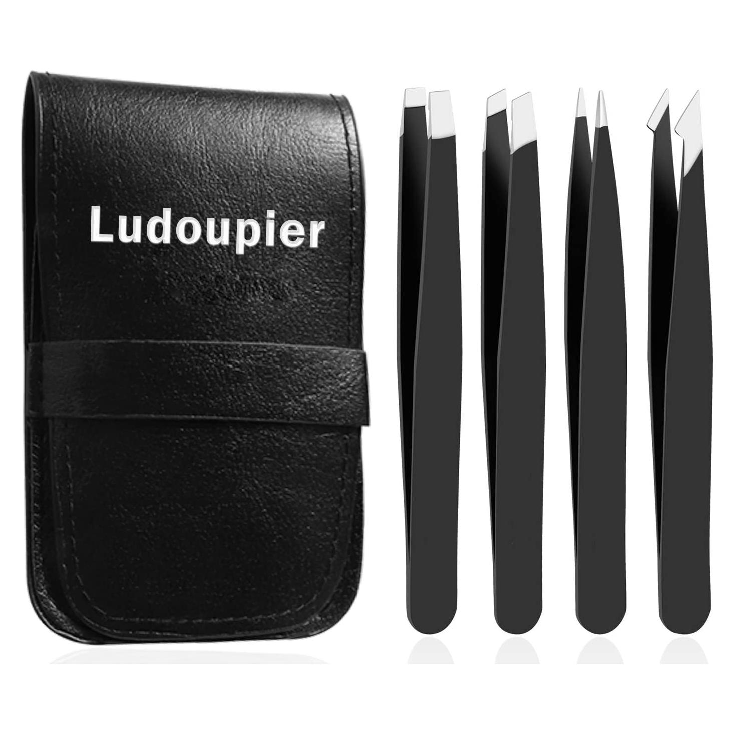 Juego de Pinzas de Acero Inoxidable LUDOUPIER 4 Piezas