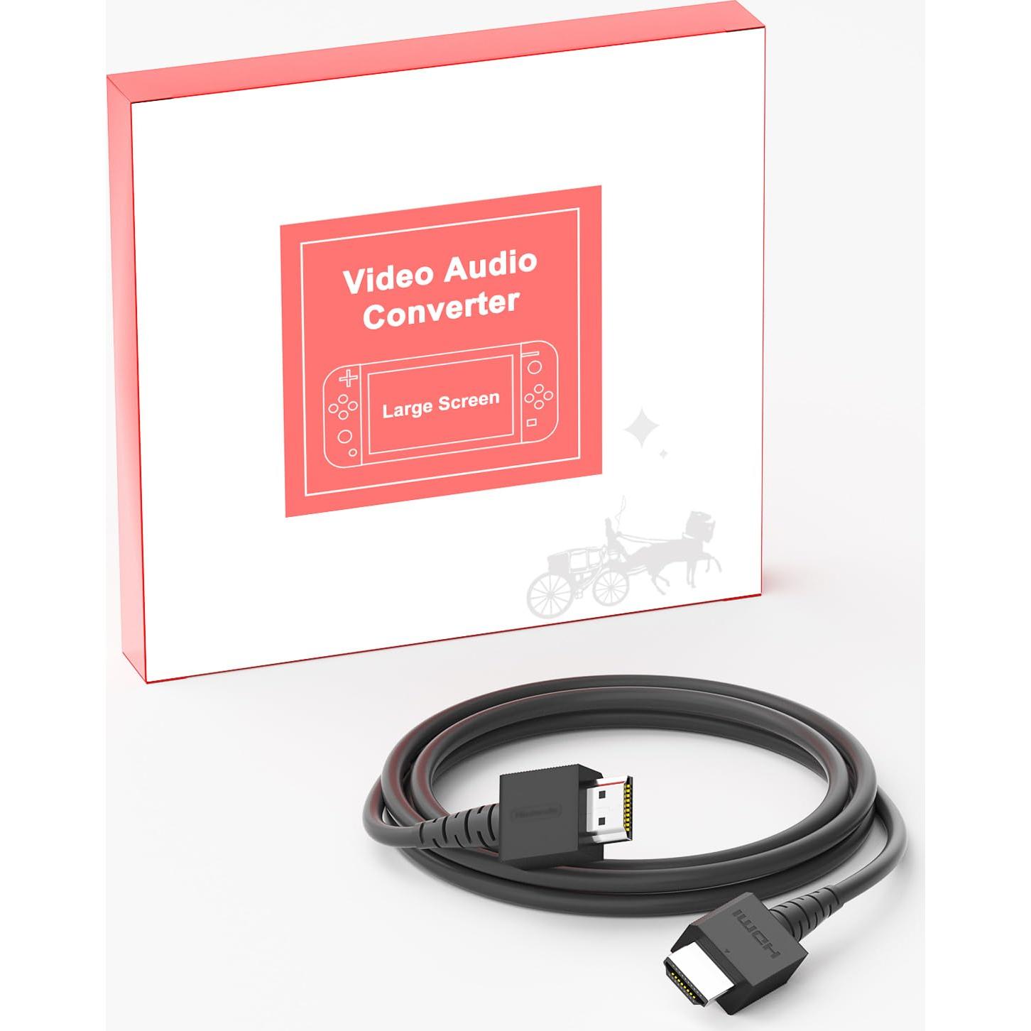 Cable HDMI Gmeaou para Nintendo Switch 1.46m Negro