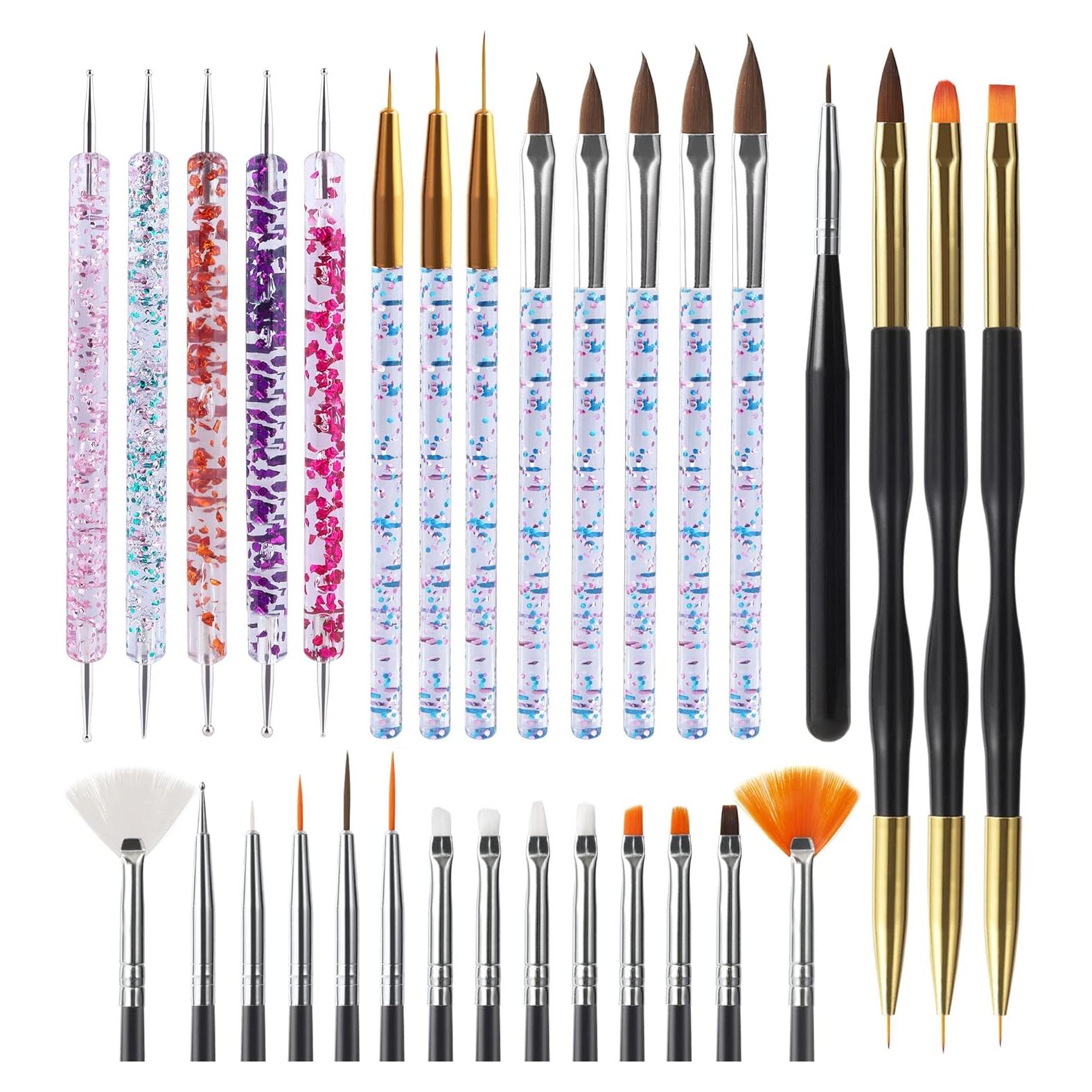 Juego de 31 Pinceles de Arte para Uñas Artdone - Herramientas de Detalle