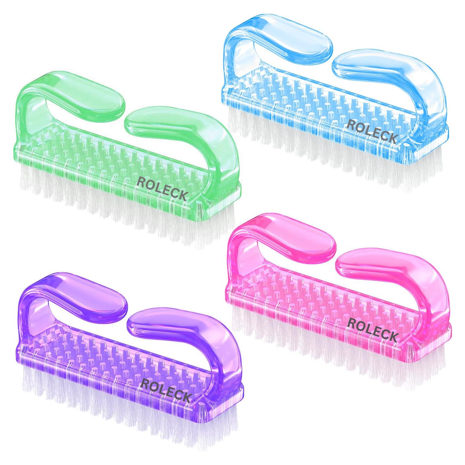 Juego de 4 Cepillos de Uñas WATELL - Limpieza para Manos y Pies