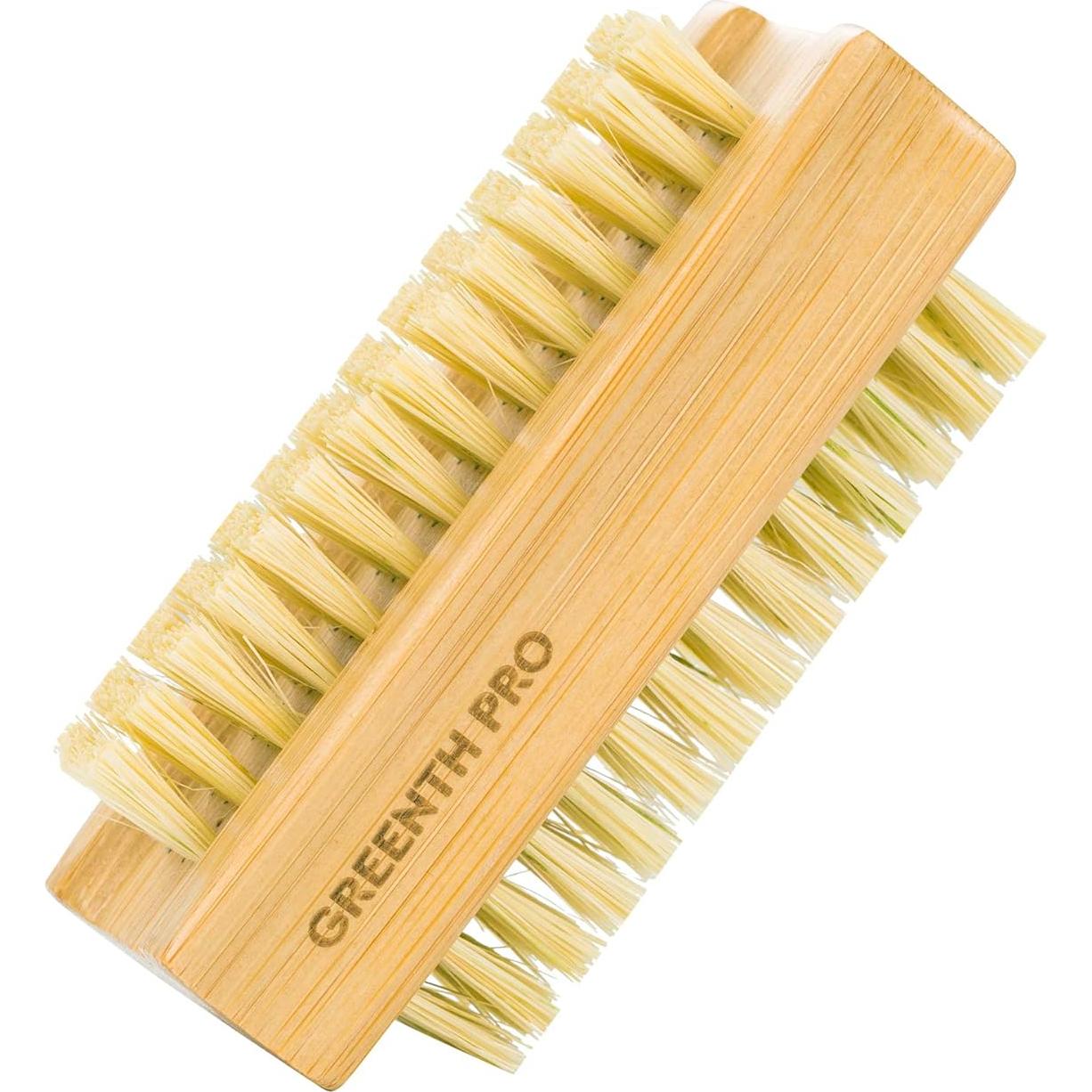 Cepillo de Uñas de Bambú GREENTH PRO - 2 Piezas Doble Cara