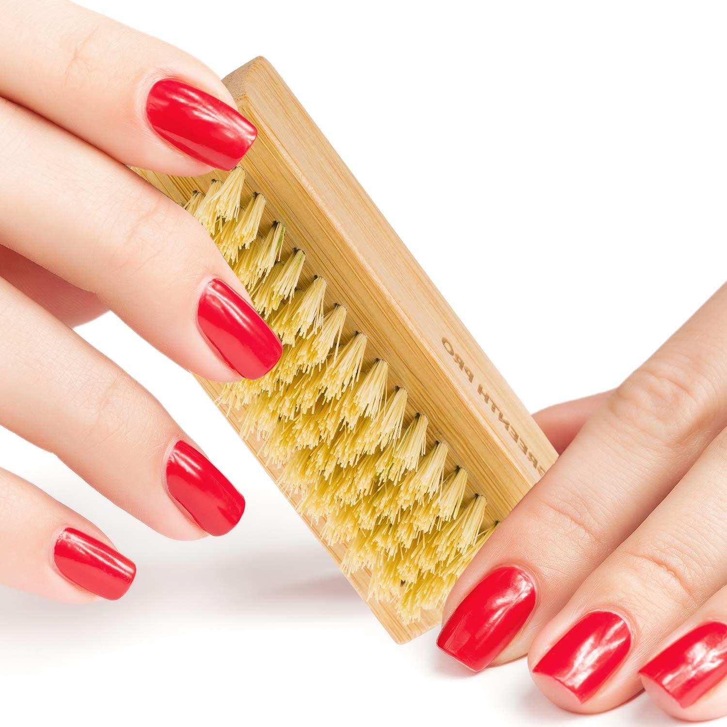 Cepillo de Uñas de Bambú GREENTH PRO - 2 Piezas Doble Cara