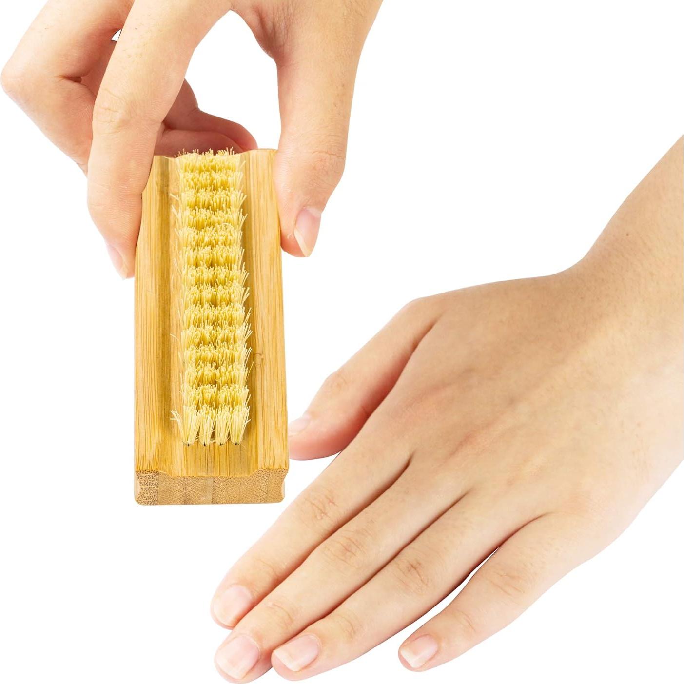 Cepillo de Uñas de Bambú GREENTH PRO - 2 Piezas Doble Cara