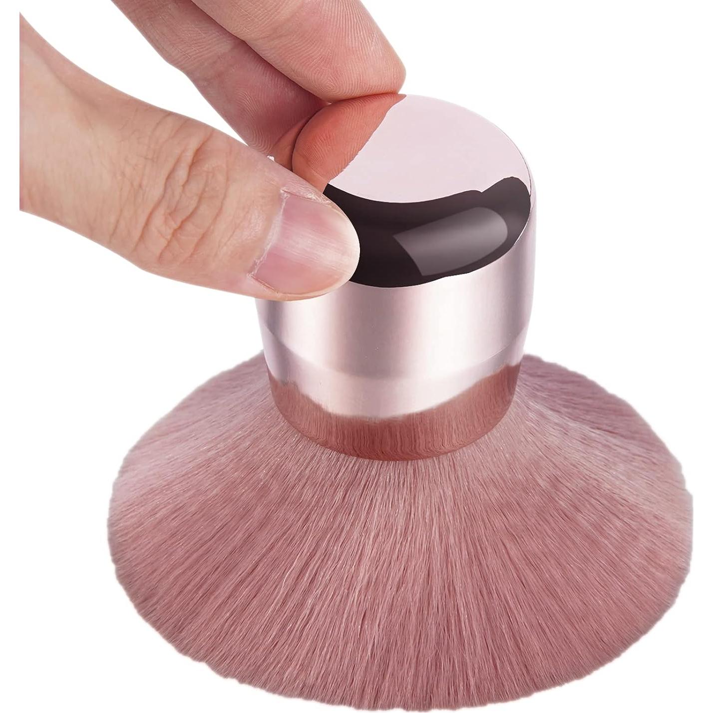 Cepillo Removedor de Polvo para Uñas Vaincre Rosa - Suave y Eficaz