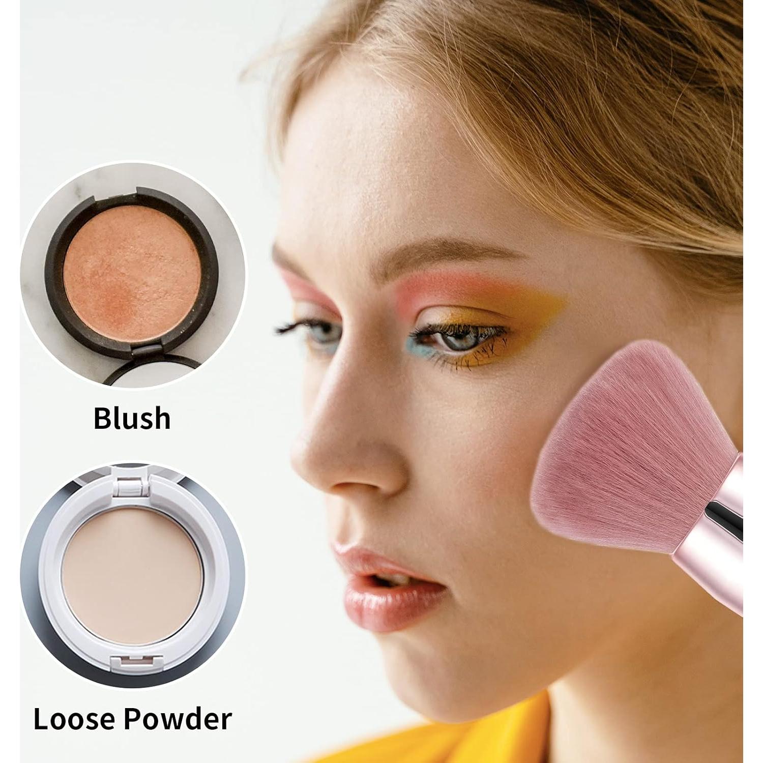 Cepillo Removedor de Polvo para Uñas Vaincre Rosa - Suave y Eficaz