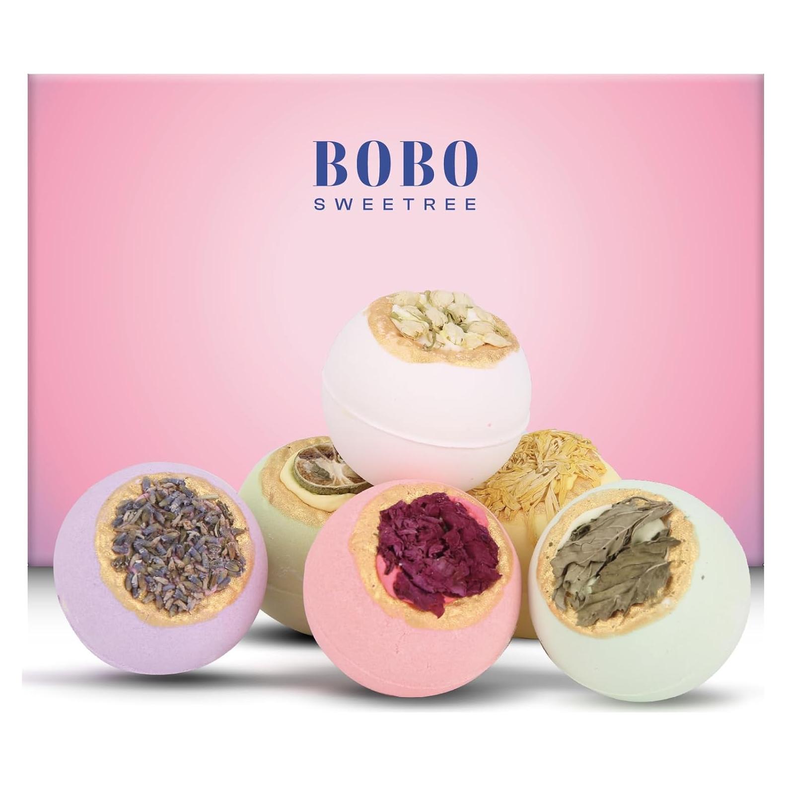 Set de 6 Bombas de Baño de Lujo BoBoSweeTree - Autocuidado