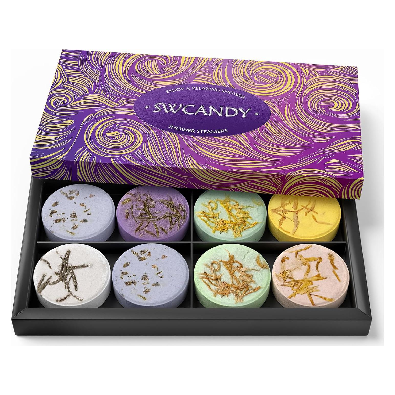 Bombas de Vapor de Ducha Aromaterapia SWCANDY - 8 Piezas Relajación