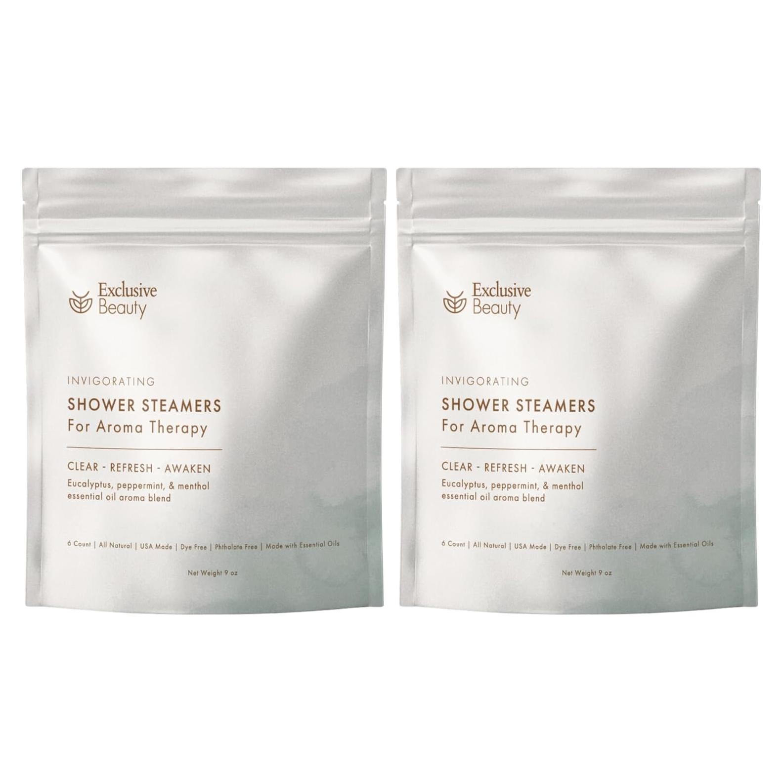 Bolsitas de Vapor Aromaterapia Eucalipto Exclusive Beauty 12 Unidades