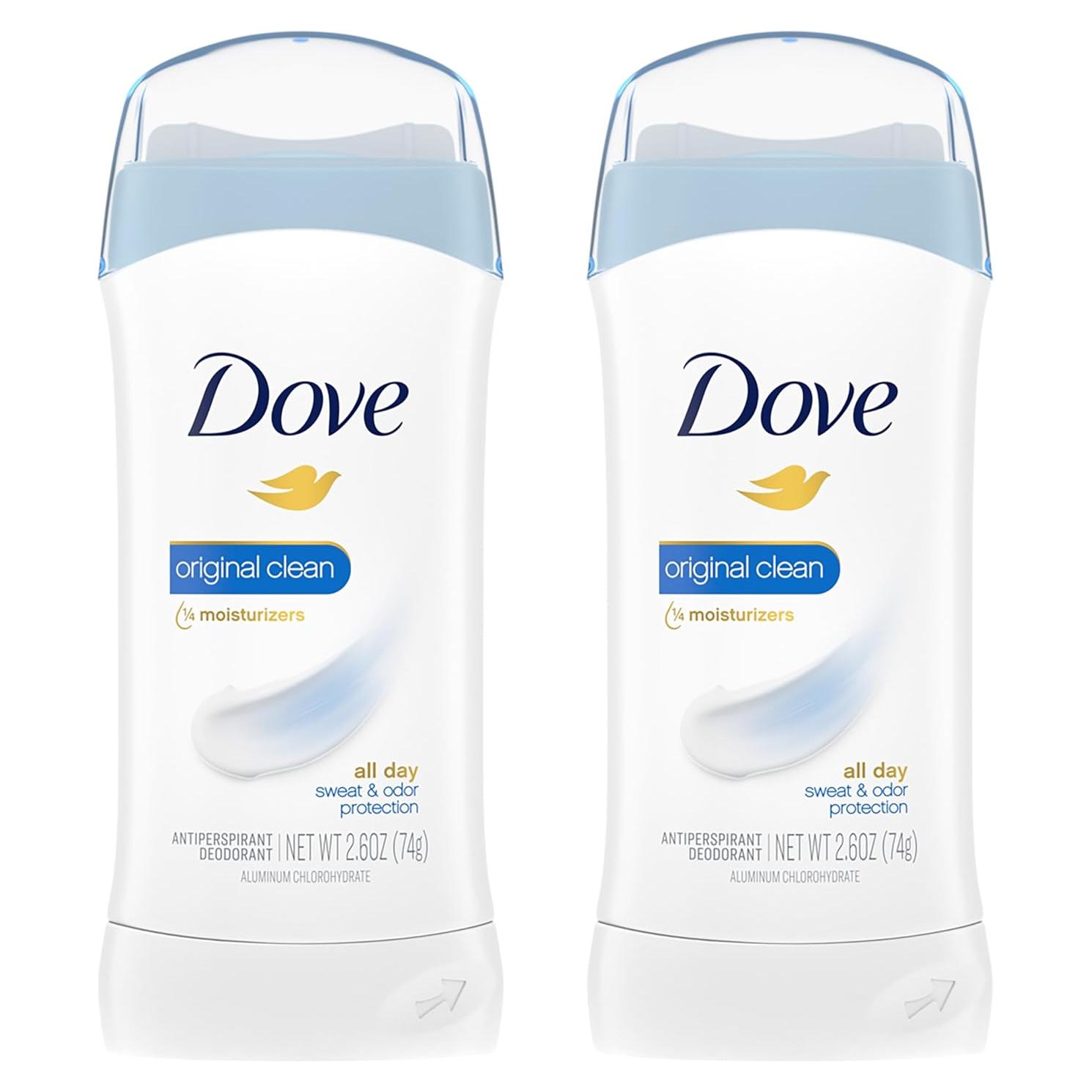 Desodorante Antitranspirante Dove Invisible Solid 73.71 g x2