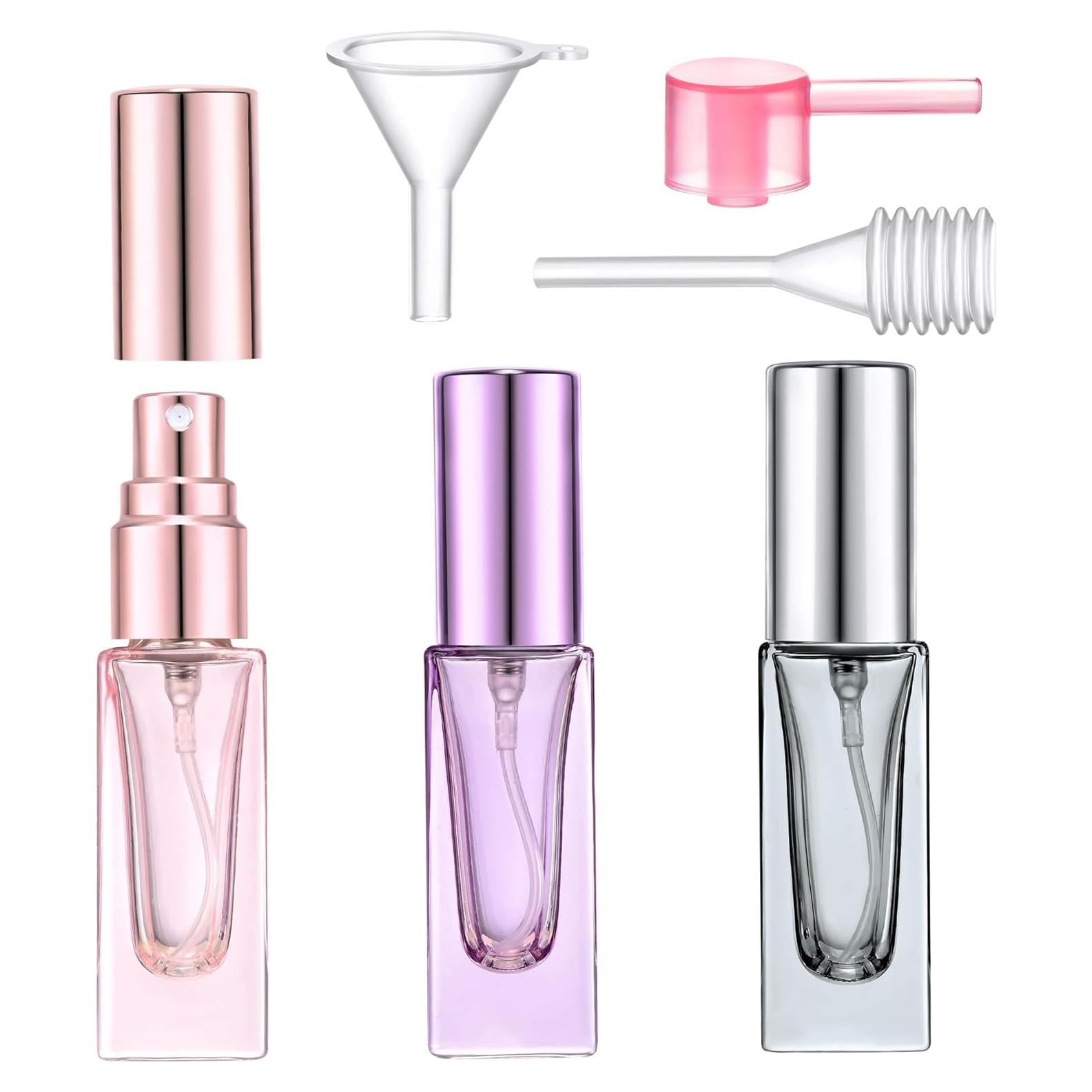Atomizador de Perfume Rellenable Yikimyfo 3 Pcs 5ML Vidrio
