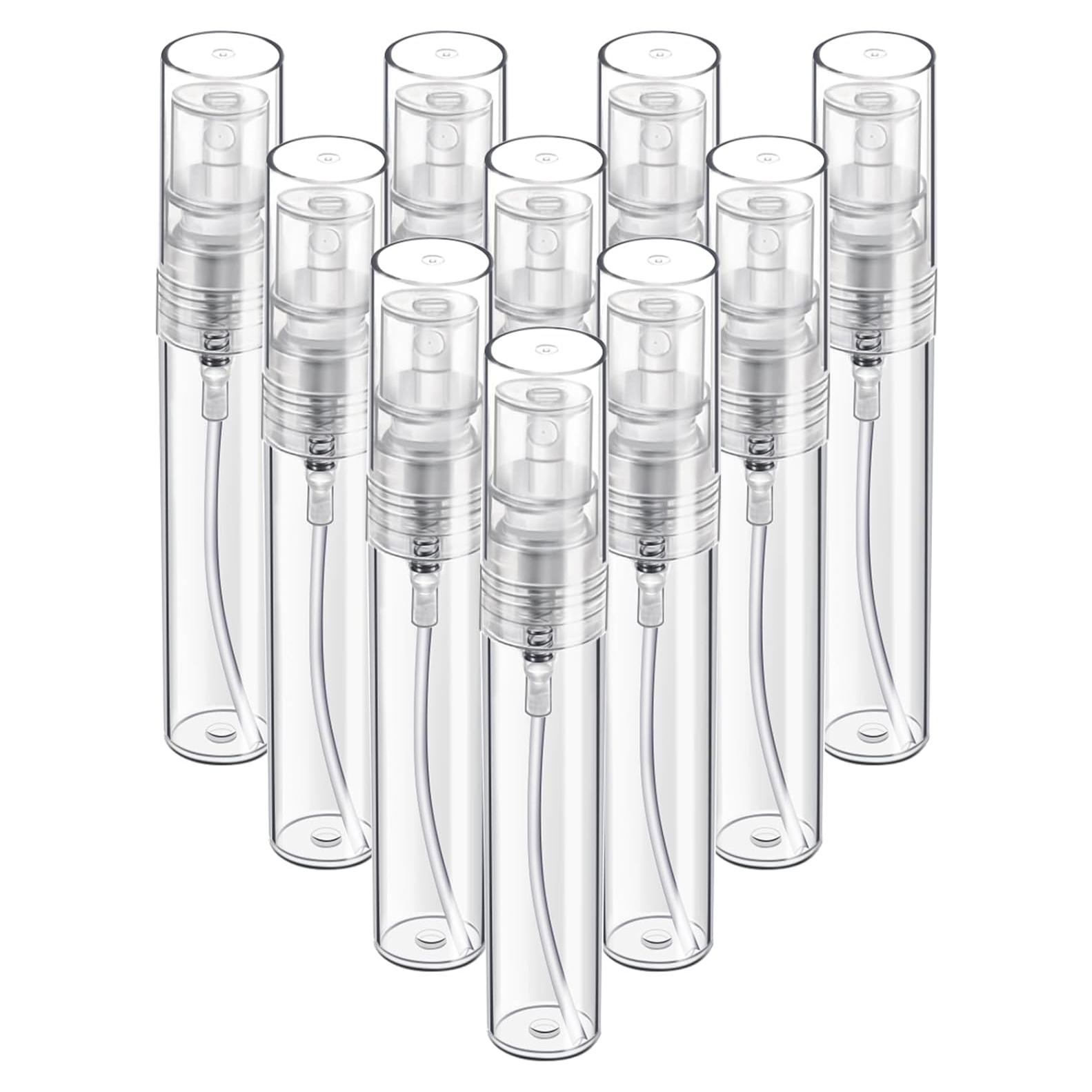 Botellas de Spray Mini Fandamei 10pcs 5ml Plástico Claro