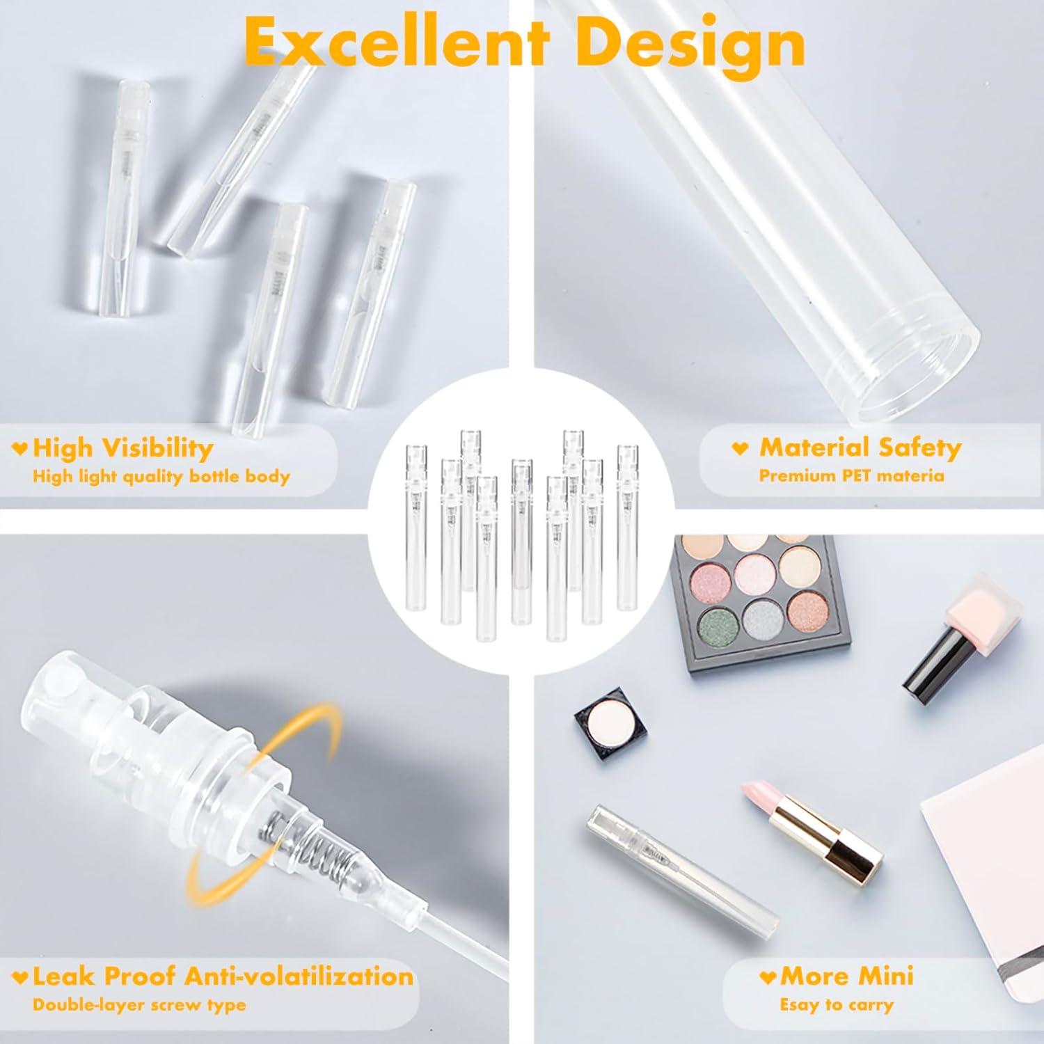 Botellas de Spray de Perfume Chiallco 10x5ml Recargables