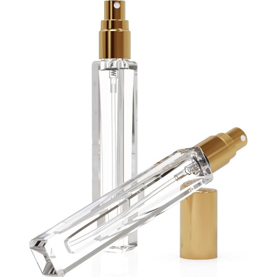 5 Botellas de Spray de Vidrio 10ml Seafulee Recargables