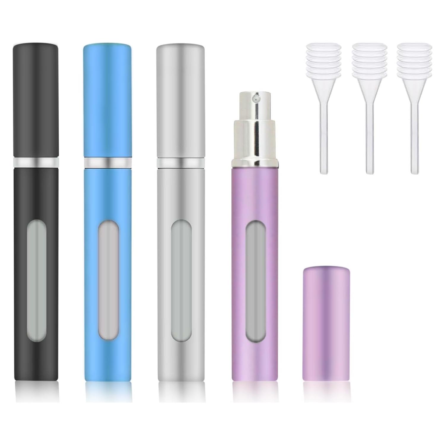 YOCASII 4 Piezas Atomizador de Perfume Reutilizable 8ml