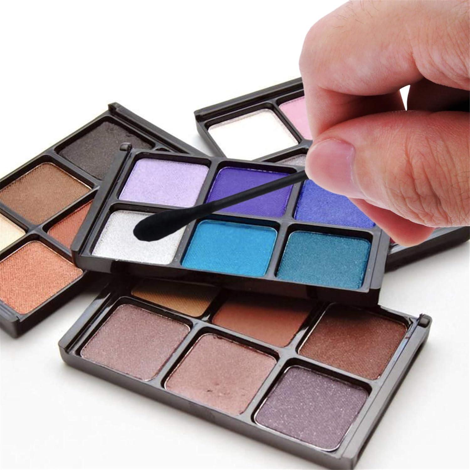 Bastones de Algodón Negros Tifanso - 200 Unidades Hipoalergénicos