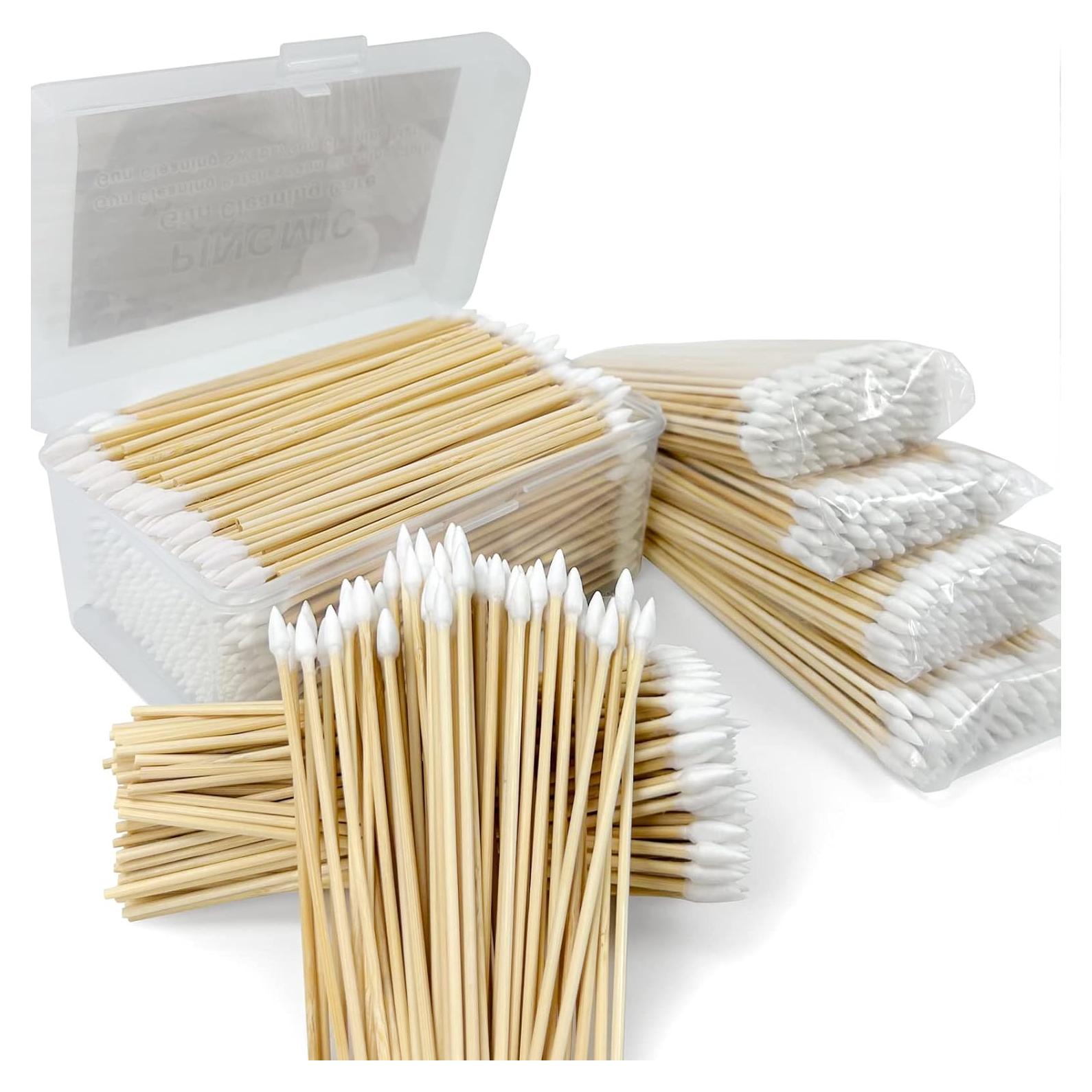 500 Bastones de Limpieza de Algodón 15.24 cm Point-Ring