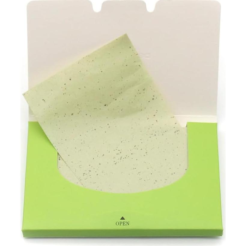 Hojas Absorbentes de Aceite Kissy Miss - 100 Unidades - Verde