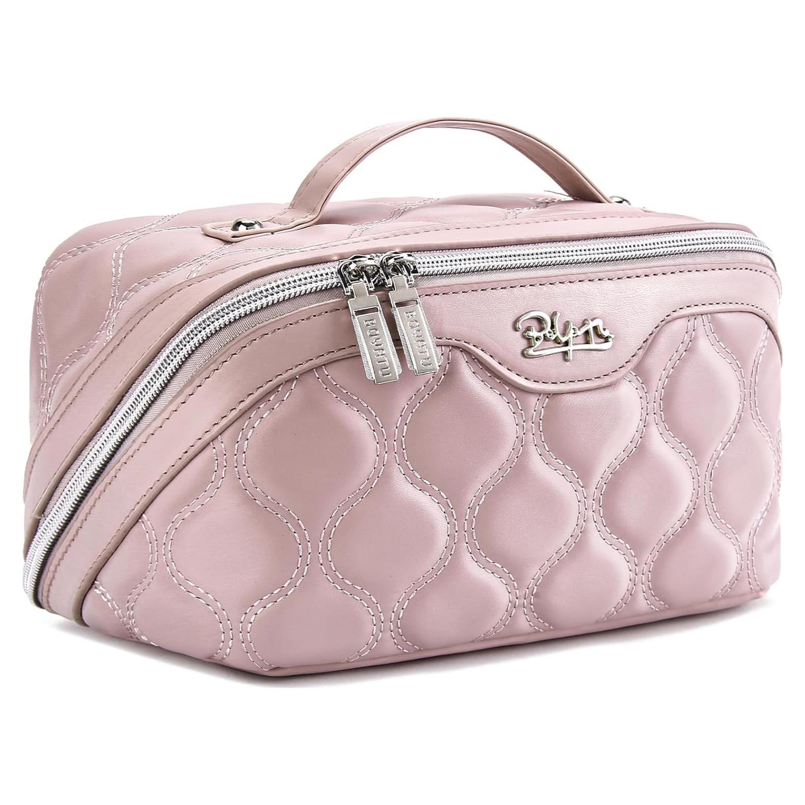 Set de 3 Bolsas de Maquillaje BOYATU Rosa - Organizador Impermeable