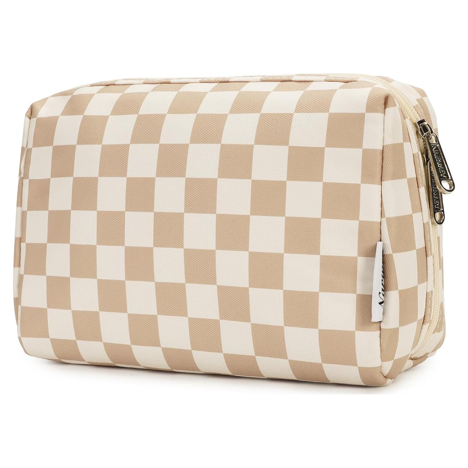 Bolsa de Maquillaje Grande Narwey Cuadro Claro 21.9x15x10 cm