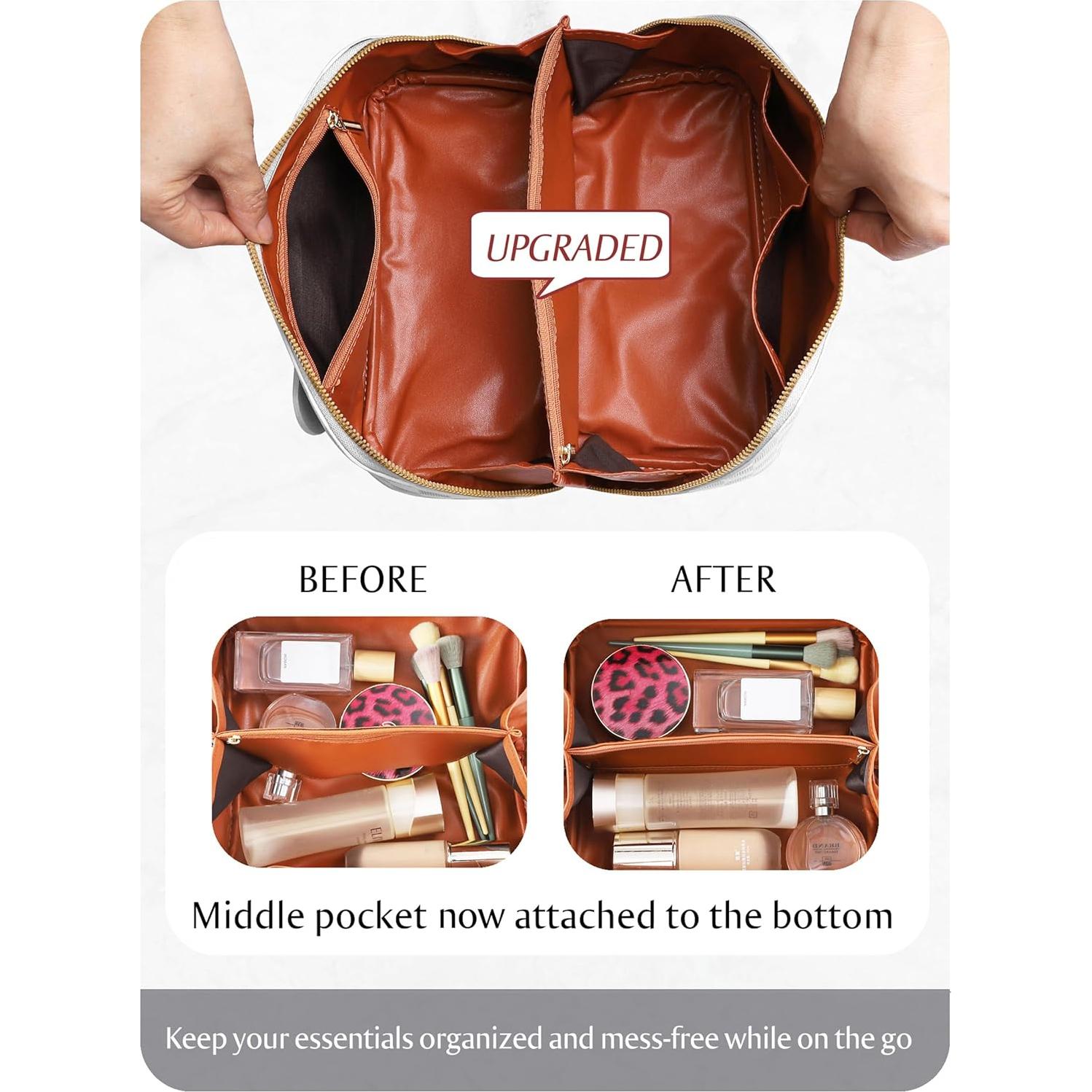 Bolsa Cosmética de Viaje ALEXTINA - Gran Capacidad, Impermeable