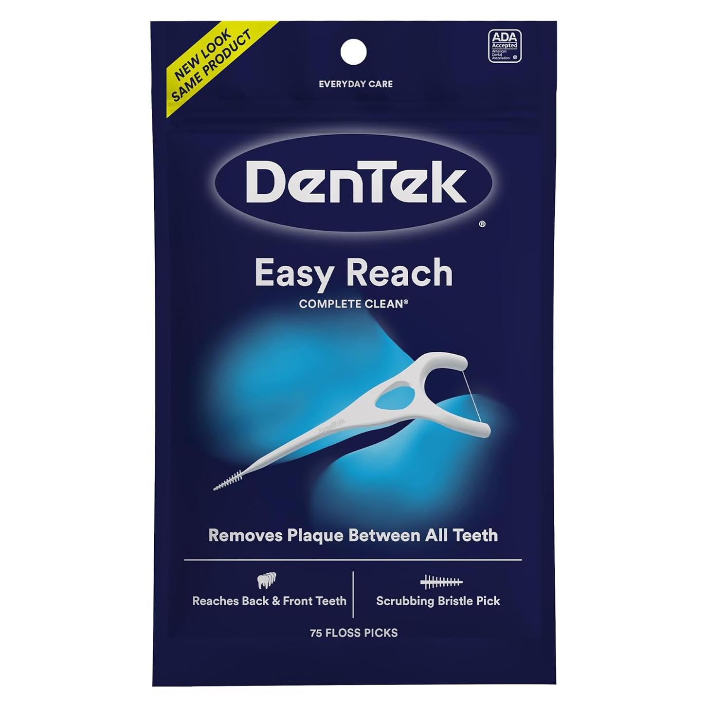 Palillos de Hilo Dental DenTek Limpieza Completa 75 Unidades