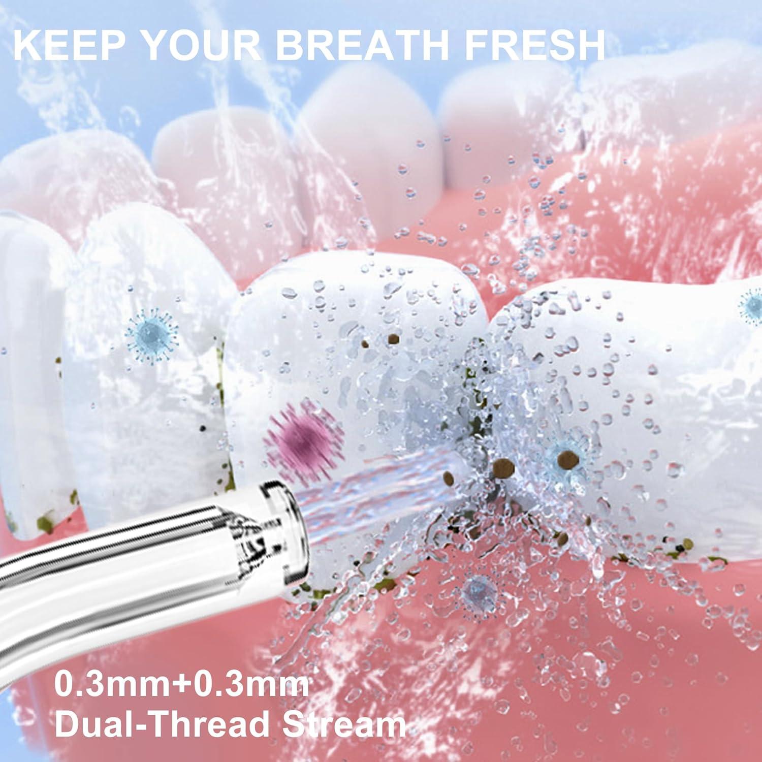 Cabezal de Reemplazo AquaSonic Aqua Flosser - 4 Puntas Clásicas