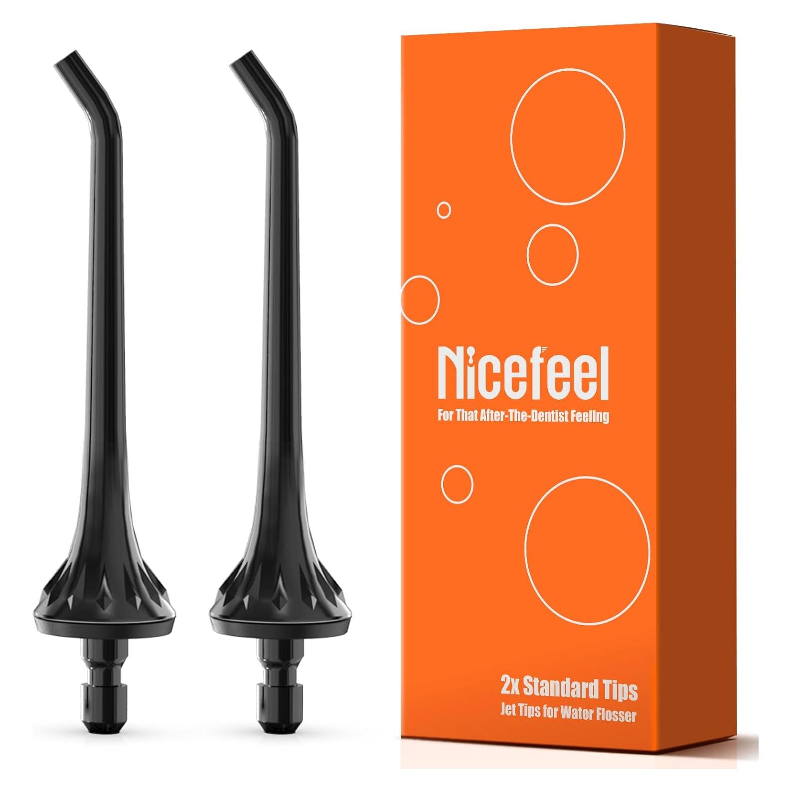 Cabezas de Reemplazo Nicefeel para Irrigador Dental 2 Pcs