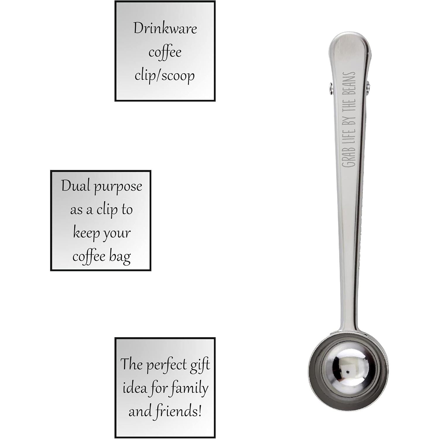 Cuchara Clip para Café SIPS Drinkware 17.15 cm Acero Inoxidable