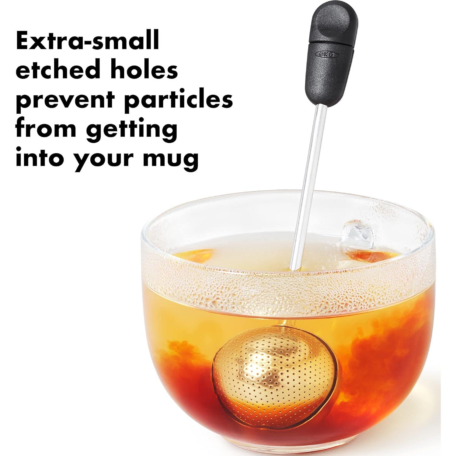 Infusor de Té Giratorio OXO Brew de Acero Inoxidable