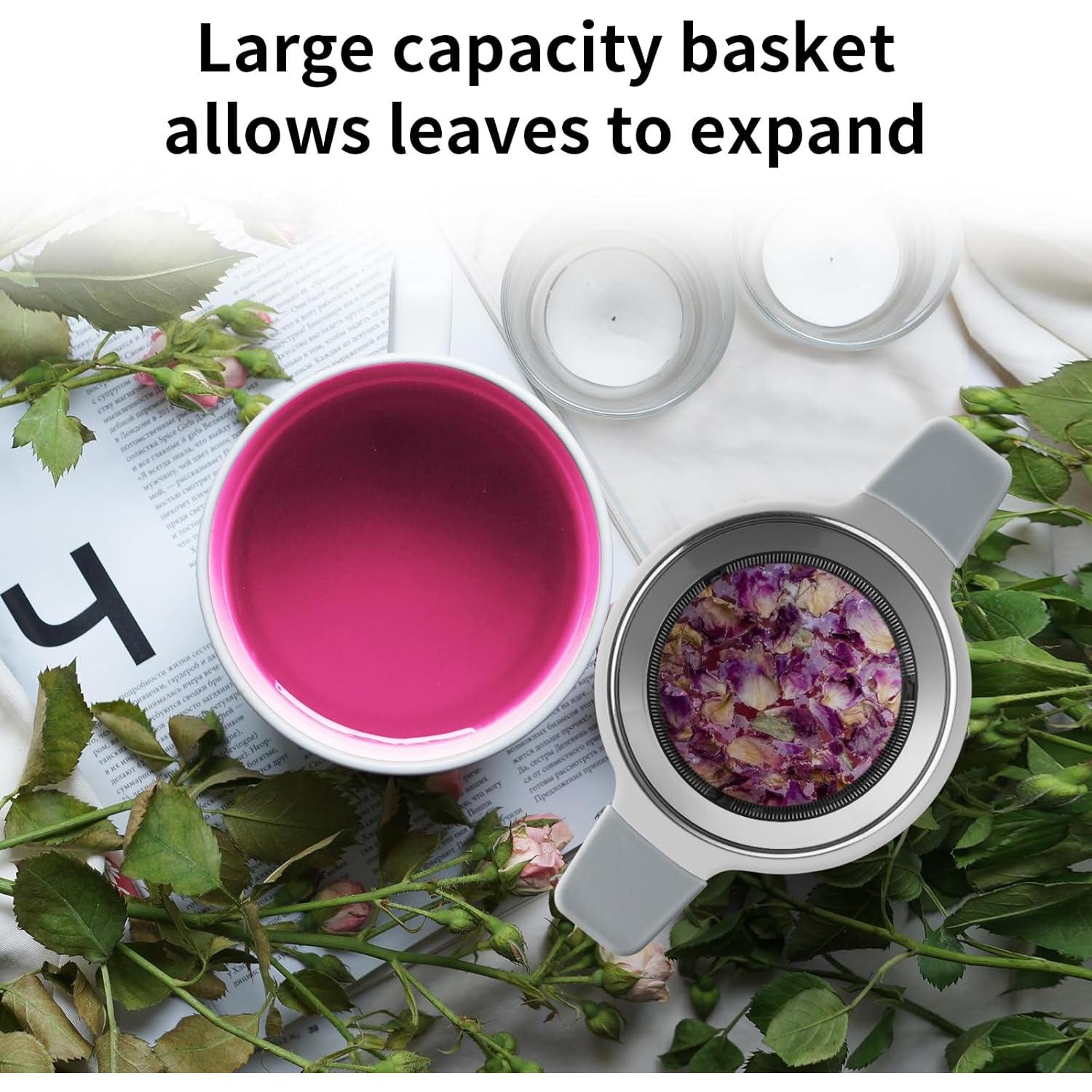 Infusor de Té Ohtomber Acero Inoxidable 13cm con Mango Anticalor