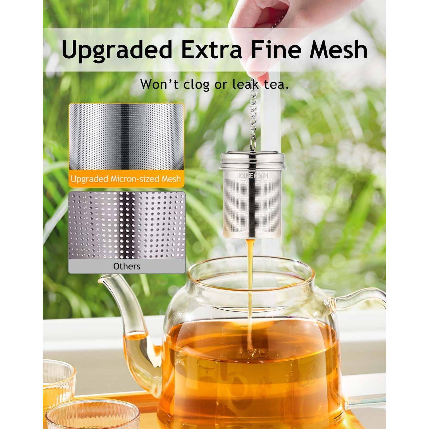 Infusores de Té House Again 2 Piezas Acero Inoxidable 304