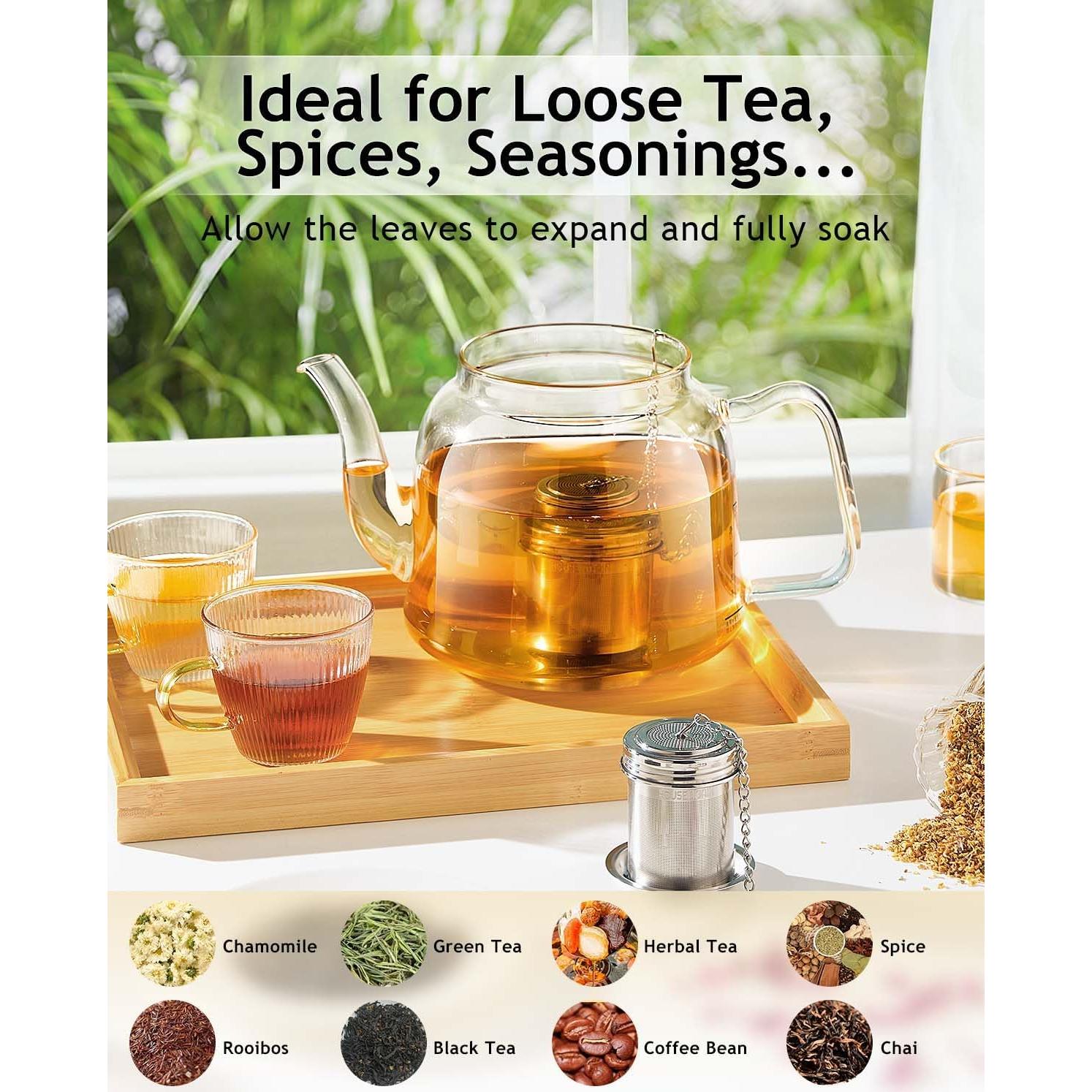 Infusores de Té House Again 2 Piezas Acero Inoxidable 304