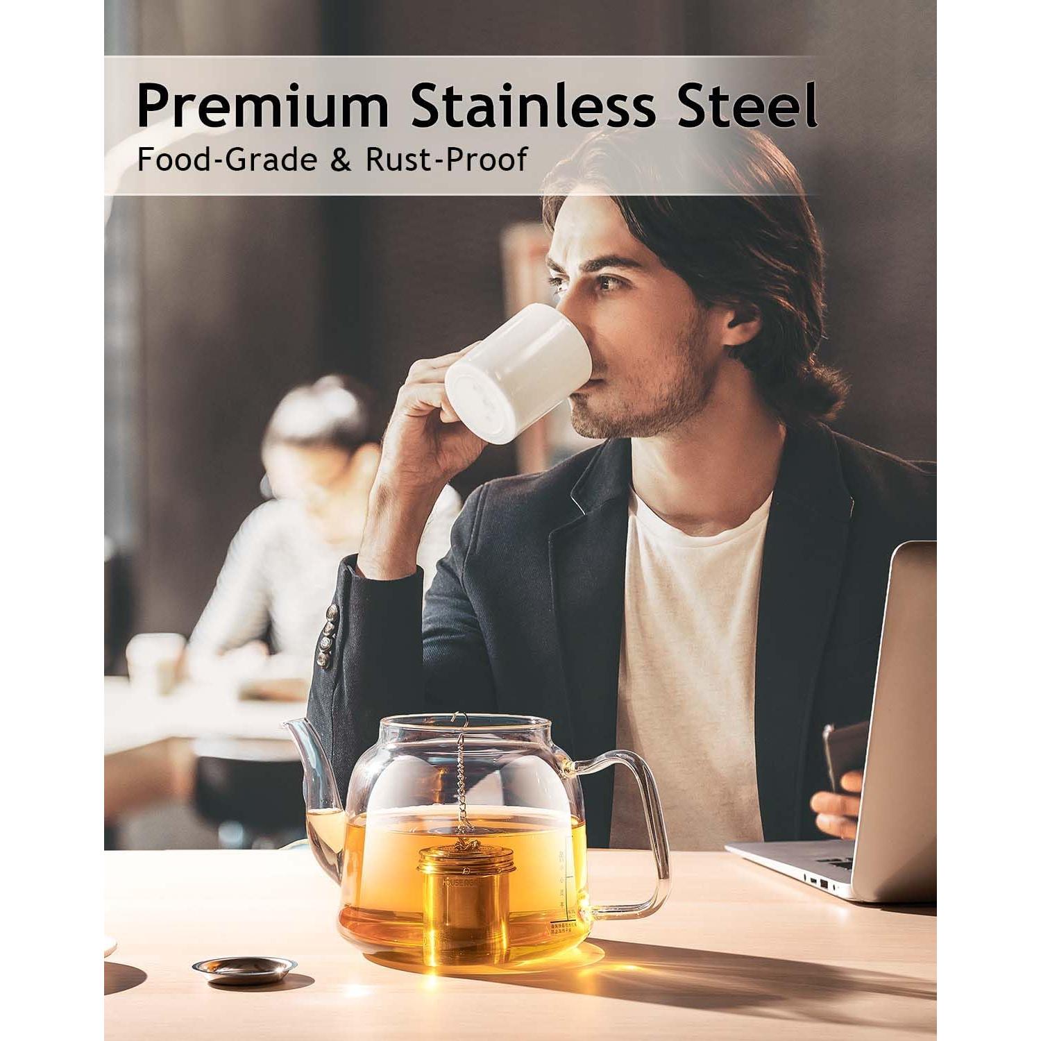 Infusores de Té House Again 2 Piezas Acero Inoxidable 304