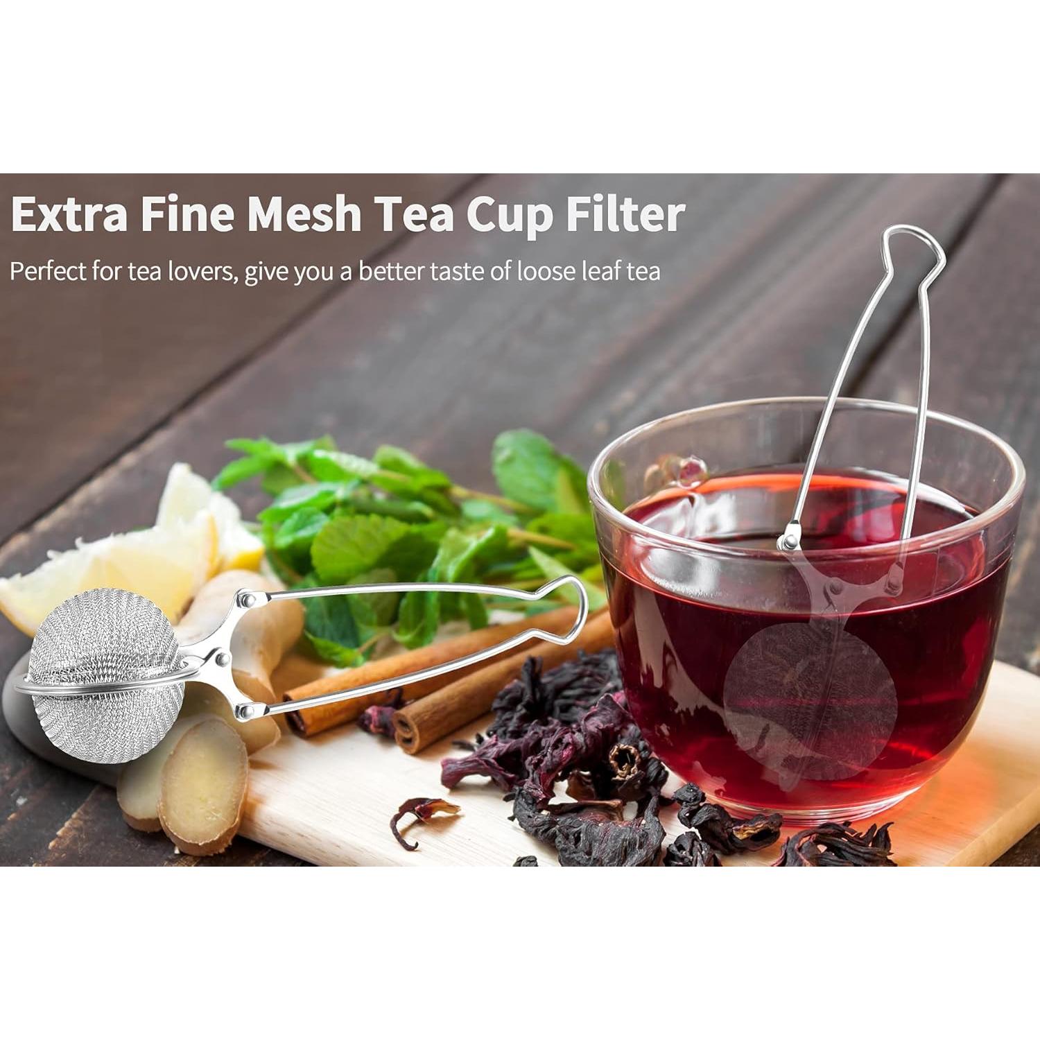 Colador de Té Exptolii Acero Inoxidable 3 Piezas Infusor