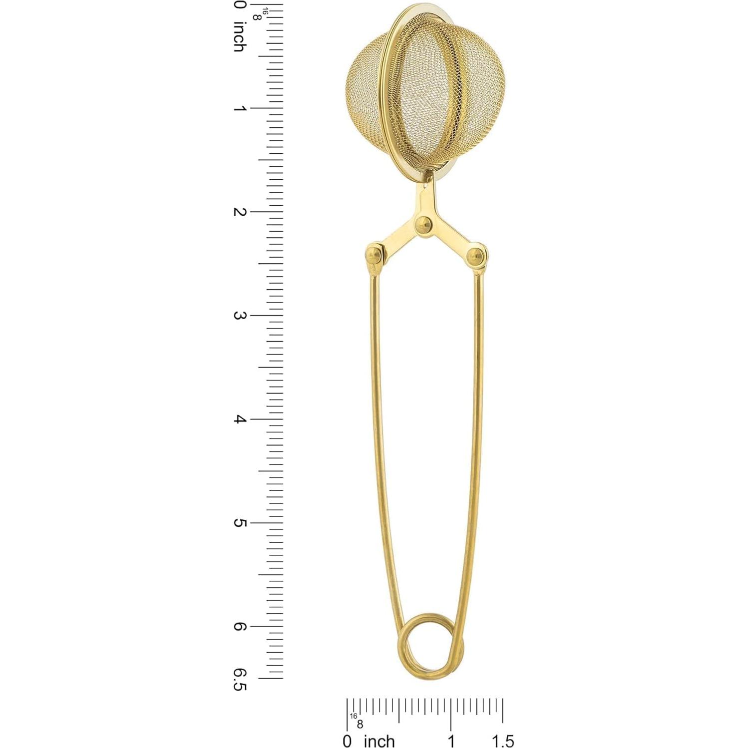 Colador de Té LEVLOVS Snap Ball Acero Inoxidable Paquete de 3