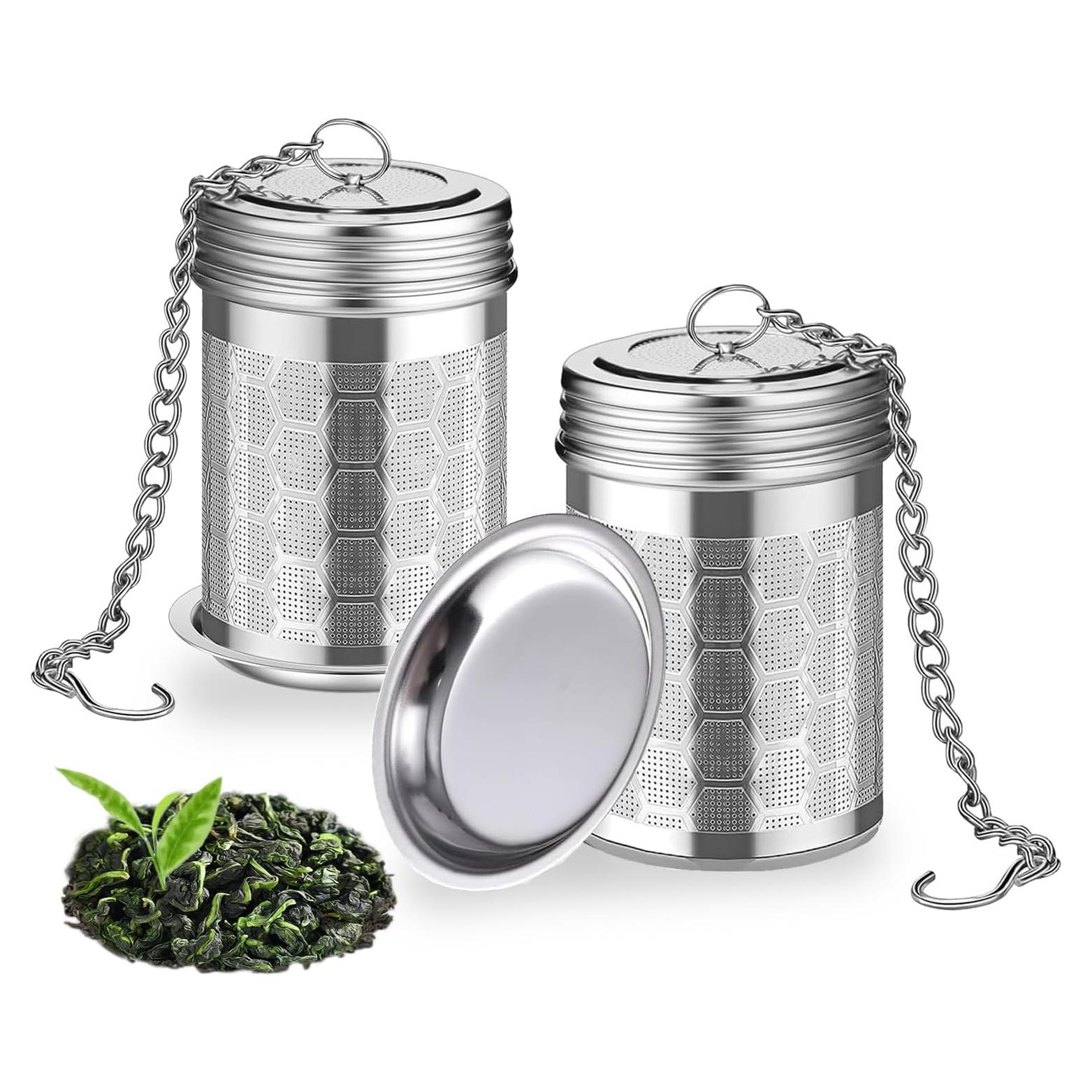 Paquete de 2 Infusores de Té HAWOWZ Acero Inoxidable 4 cm