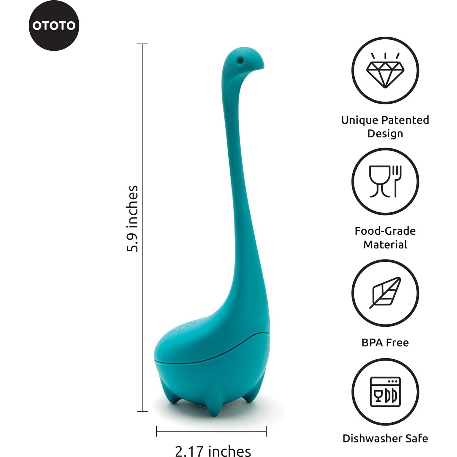Infusor de Té OTOTO Baby Nessie - Silicona Turquesa