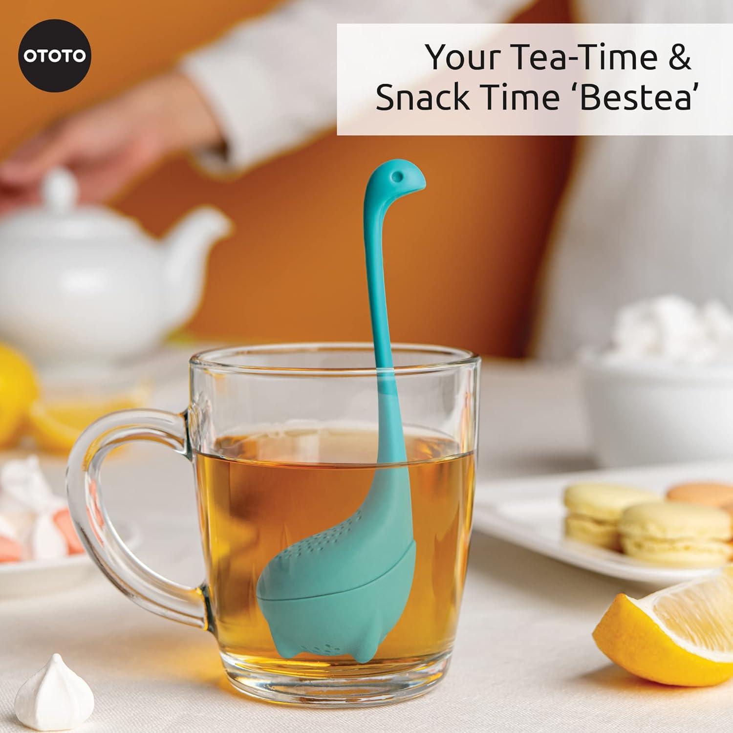 Infusor de Té OTOTO Baby Nessie - Silicona Turquesa